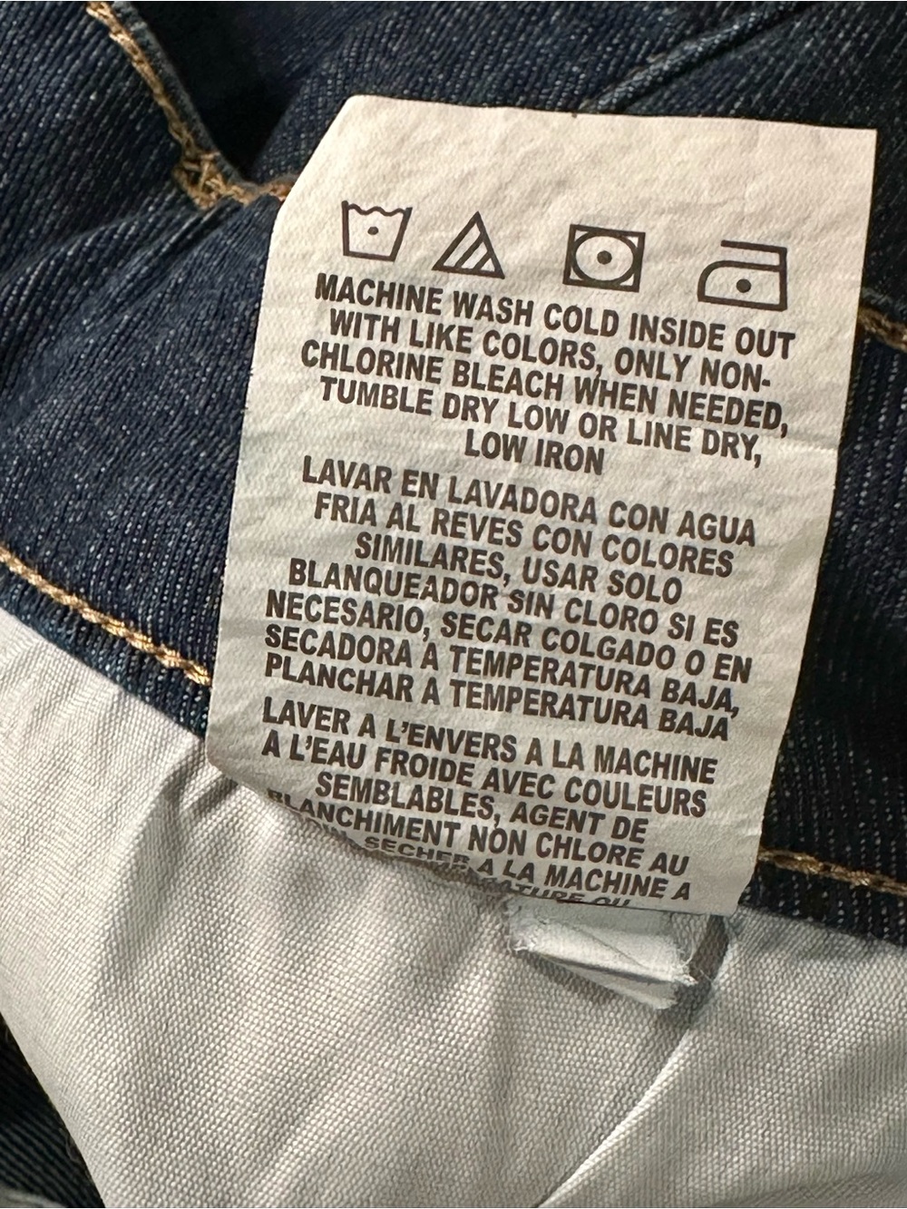 Lee Legendary High Rise Wide Leg Jeans NWT Women’s 18W Medium Stretch Dark Wash - Picture 10 of 11